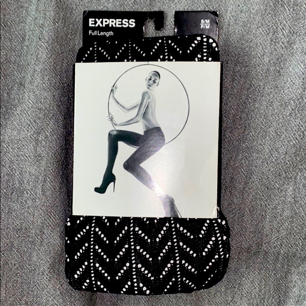 Express full length fishnet stockings NWT